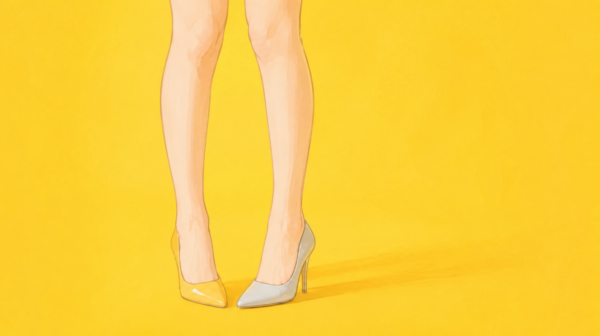 スリムな足